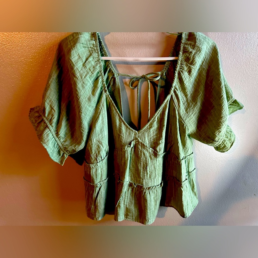 Light green blouse